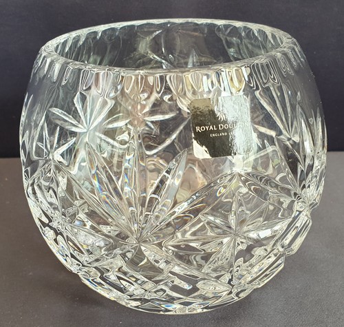 Royal doulton crystal - crystal, rose