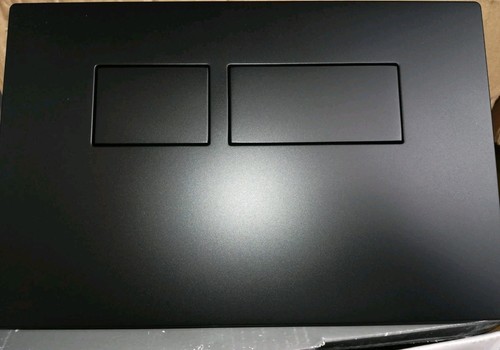 Matt black dual flush wc - flush,