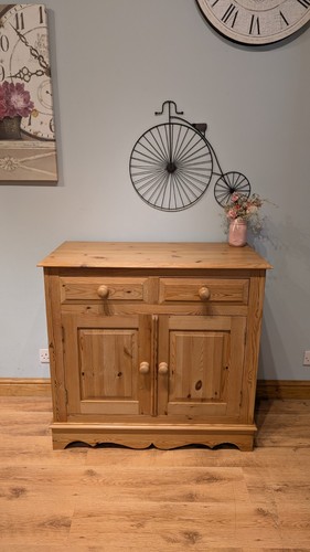 Small solid pine sideboard - small,