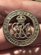 A WW1 SWB SILVER WAR WOUND BADGE, SERVICES RENDERED 429057