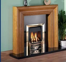 Beautiful Hanover Oak Veneer Fireplace Surround 105 x 118cm