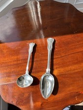 Paul Storr, George 111 Sterling Silver Sauce Ladle And Tablespoon, London 1812. 