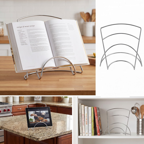 Zodiac chrome cookbook holder - chrome,