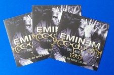 EMINEM The Way I Am UK 2000 set 0f 3 x promo stickers (100mm x 100mm) - UNUSED!