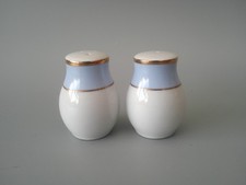 Royal Doulton Bruce Oldfield Blue/White Salt & Pepper pots
