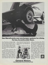 1973 GM Ad Chevy Corvette Vintage Magazine Advertisement Stingray Coupe 73