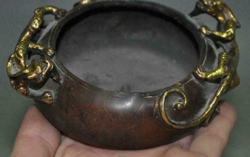 Marked old chinese pure - 4",