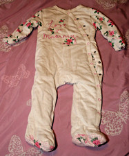 Mothercare padded sleepsuit - ,