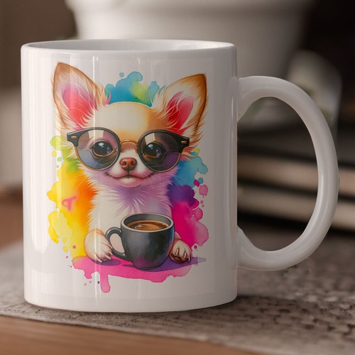 Cute dog mug - over, 100+