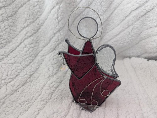 Stained glass angel - glass, with