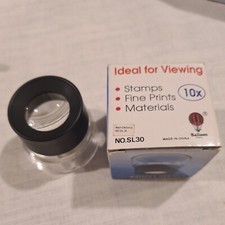 10x Stamp Loupe Magnifier 