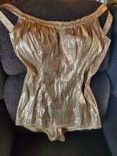 Vintage Gold Lame Bathing Suit