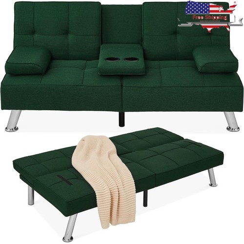 Convertible futon sofa - sofa, w/