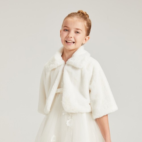 Elegant faux furs boleros - faux,