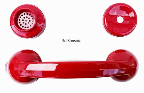 Rare red gpo 706 handset - 706,