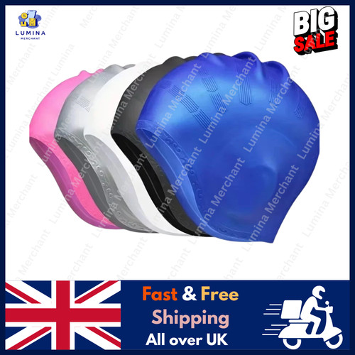 Silicone swimming cap with ear - swimming,