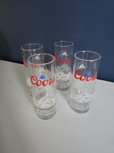 Coors half pint glasses - coors,