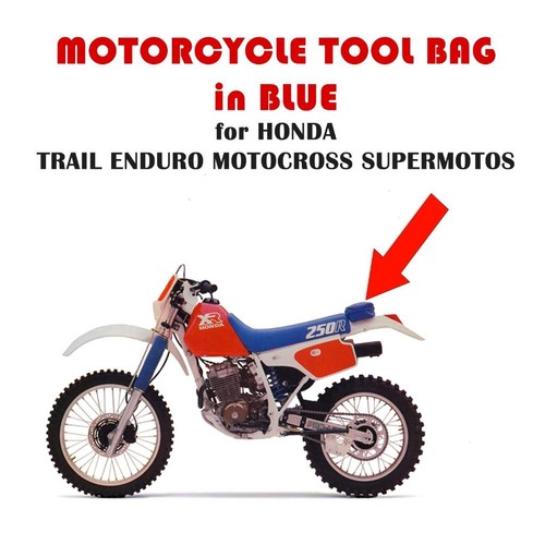 Motorcycle tool bag pouch - bag, blue