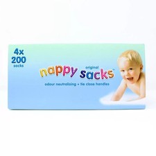 Nappy Sacks Pack of 4x200