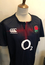ENGLAND CANTERBURY RUGBY UNION SHIRT SIZE XXL 2016