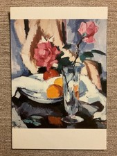 Kirkcaldy Museum and Art Gallery Postcard - Roses - Samuel John Peploe