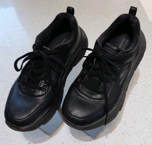 Skechers black teens uk4 - black,
