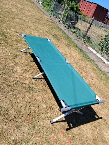 Folding camp bed - folding, bed.