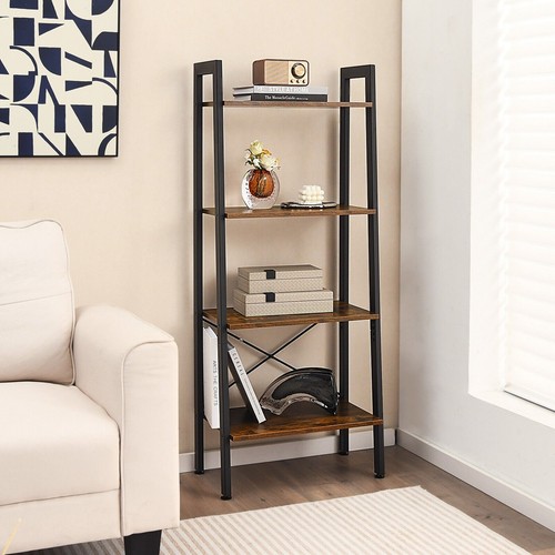 Tier industrial bookcase - 4-tier,