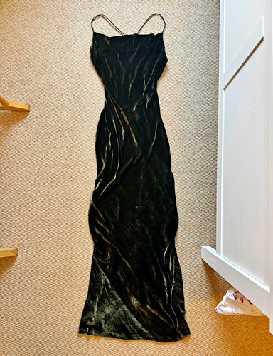 Whistles green velvet maxi - whistles,