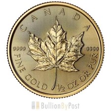 2025 1/2oz Canadian Maple Leaf Gold Coin
