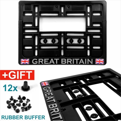 Square number plate - plate, holder