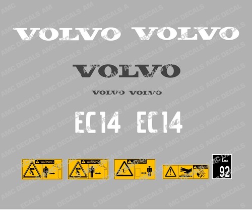 Volvo ec14 mini digger - volvo,