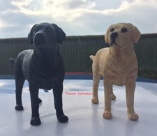 Miniature Standing Labrador Statue - Golden Labrador Dog Black Labrador Ornament