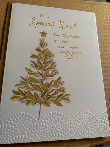 Christmas card - m&s,