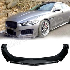 For Jaguar XE XF XJ Front Bumper Lip Spoiler Body Kit Splitter Diffuser Black UK