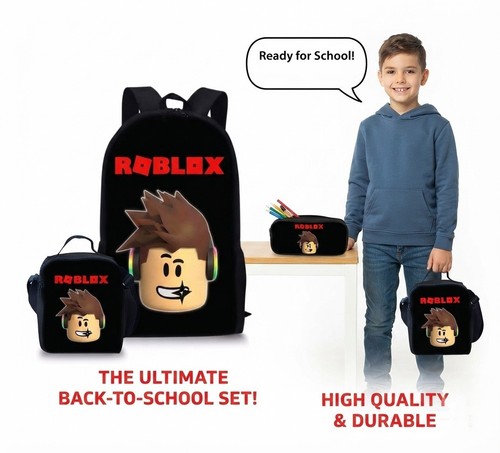 Roblox school backpack set - backpack,
