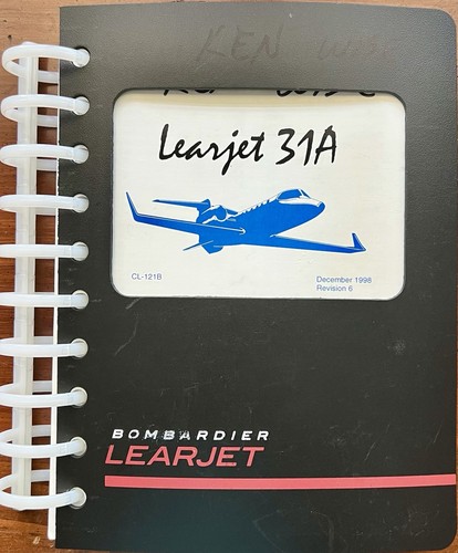 Learjet 31a crew checklist - learjet,