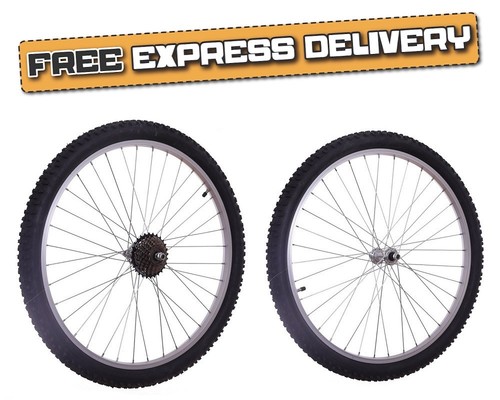 Pair mountain bike wheels - pair,