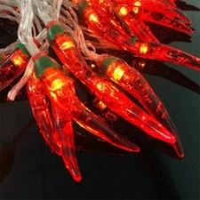Chili Fairy Lights - Red