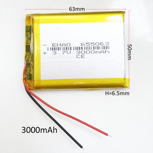 3000mah lipo rechargeable - 3000mah,