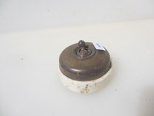 Antique Brass & Ceramic Light