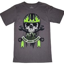 Orange County Choppers Grey T-Shirt Skull Print To Fit Chest 30-32 inch