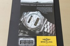 Original magazine watch advert: BREITLING Aerospace frame-ready wall-art