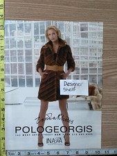 Zandra Rhodes Pologeorgis Brown Mink Coats 2008 Campaign Print Advertisement