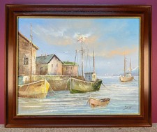 Original Oil Painting Maritime