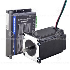 STEPPERONLINE Nema 23 Stepper Motor & Driver 2.4Nm 339.87oz.in  Stepper CNC Kit