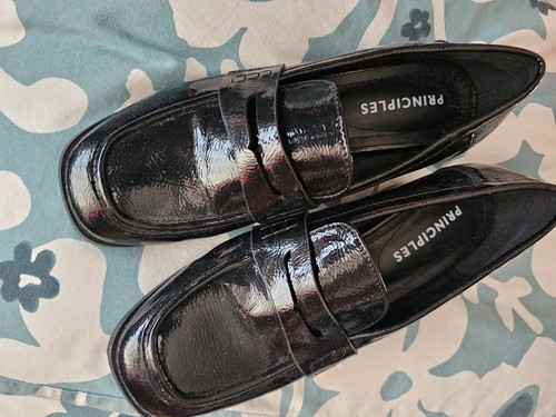 Principle black womens brogue - black,