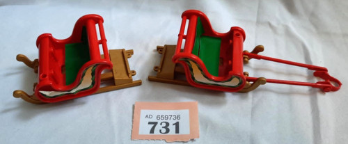 Playmobil santa sledges - 2, x