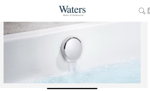 Waters two crome bath - waters,