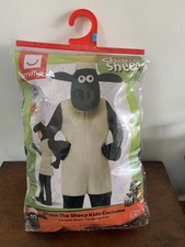 Shaun The Sheep Kid's Smiffys Dress Up Costume Large 12-14 Age Fancy Dress